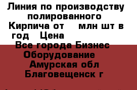 Линия по производству полированного  Кирпича от 70 млн.шт.в год › Цена ­ 182 500 000 - Все города Бизнес » Оборудование   . Амурская обл.,Благовещенск г.